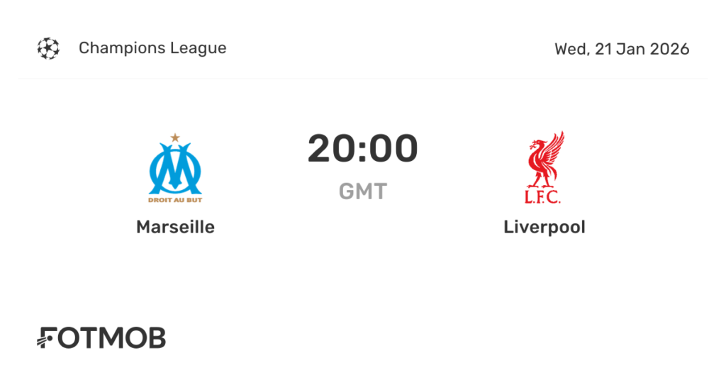 Marseille përballë Liverpool: Një Ndeshje e Pajtimit të Fuqishëm