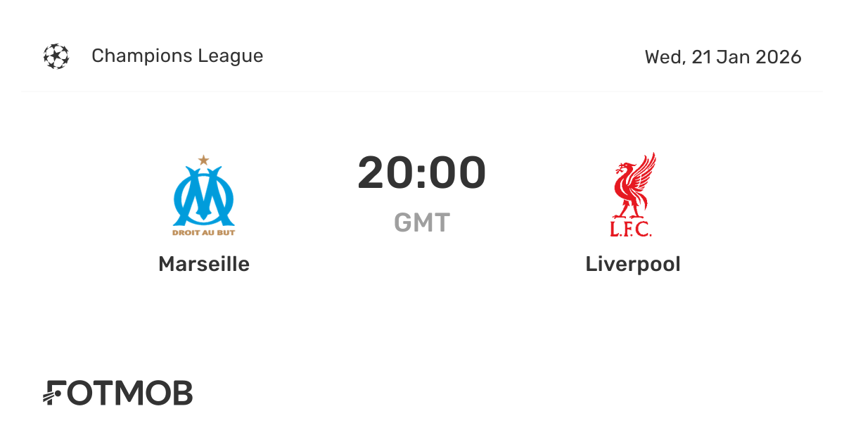 Marseille përballë Liverpool: Një Ndeshje e Pajtimit të Fuqishëm