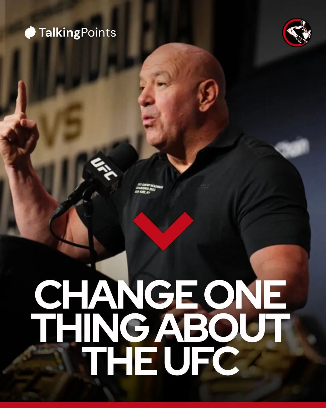 Dana White speaks at the UFC 322 press conference