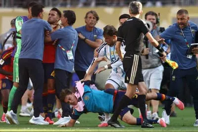 Argentina disgraced themselves, and the World Cup final, with their charmless petulance
